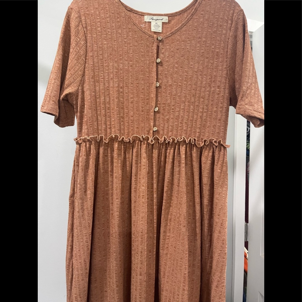 Ribbed knit dress